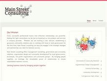 Tablet Screenshot of mainstconsulting.com